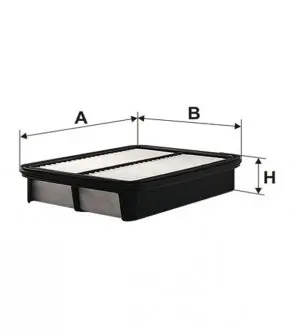 Фильтр воздушный, toyota 1.3/1.4 corolla 92-99 WIX FILTERS WA6354