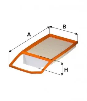 Фильтр воздушный, 1.3hdi 10- WIX FILTERS WA9851