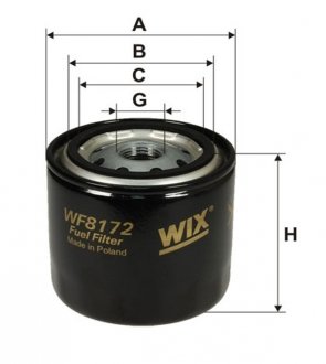 Фильтр топливный WIX FILTERS WF8172 (фото 1)