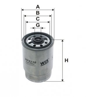 Фильтр топливный WIX FILTERS WF8238