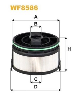 Топливный фильтр WIX FILTERS WF8586