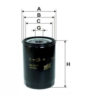 Фильтр масляный WIX FILTERS WL7071