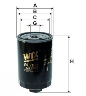 Фільтр масляний WIX FILTERS WL7073 (фото 1)