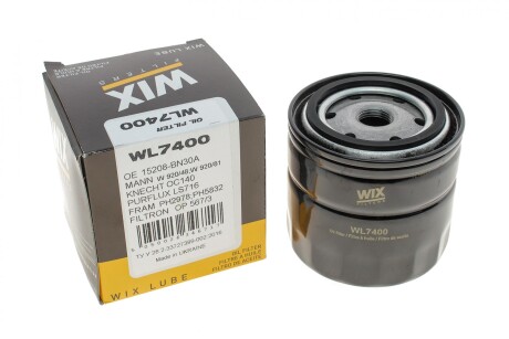 Фильтр масляный WIX FILTERS WL7400