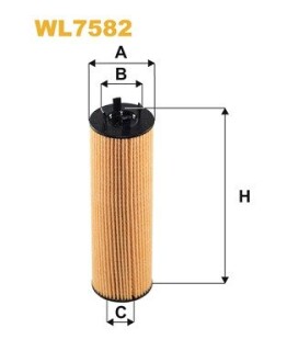 OIL FILTER WIX FILTERS WL7582