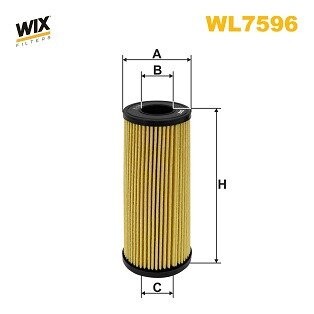 Фильтр масляный WIX FILTERS WL7596