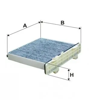 Фильтр салона, угольный, mitsubishi pajero 90-99, pajero sport 96- WIX FILTERS WP9373