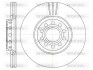 Гальмівний диск перед. A4/A6/Passat/Superb (99-13) WOKING D6596.10 (фото 1)