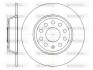 Диск тормозной задний, 282mm skoda octavia, superb; vw golf, passat, sharan 03- WOKING D6973.00 (фото 1)