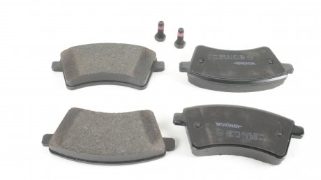 Колодки тормозные дисковые передние, (тип trw) r15-16, renault kangoo, 08- WOKING P12513.00 (фото 1)