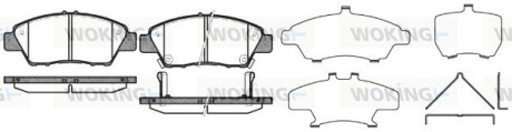 Гальмівні колодки WOKING P12583.02