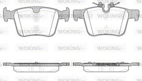 Гальмівні колодки WOKING P14163.40