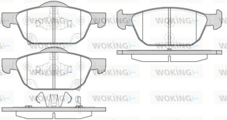 Гальмівні колодки WOKING P14523.02