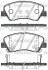 Колодки тормозные дисковые передние, hyundai accent, i20; kia rio, 11- WOKING P15883.02 (фото 1)