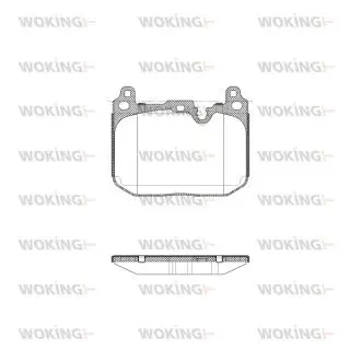 Колодки тормозные WOKING P15913.20