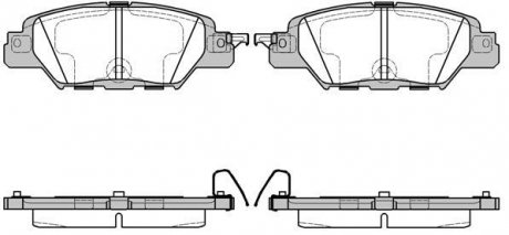 Гальмівні колодки задні Mazda CX5 2.0-2.5 15- WOKING P17773.00