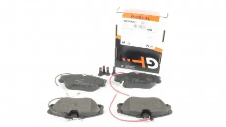 Колодки тормозные передние, fiat scudo/jumpy/expert, 00-03 WOKING P2053.44