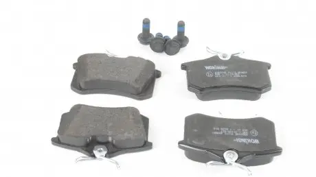 Колодки тормозные, задние, (тип trw) 04- (l=87mm) WOKING P3633.05