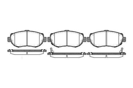 Гальмівні колодки WOKING P5563.02