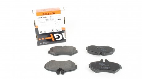 Колодки тормозные дисковые, задние, 98-06 (тип bosch) WOKING P6333.00