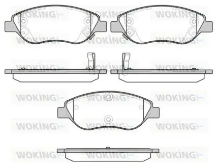 Колодки гальмівні WOKING P9603.12