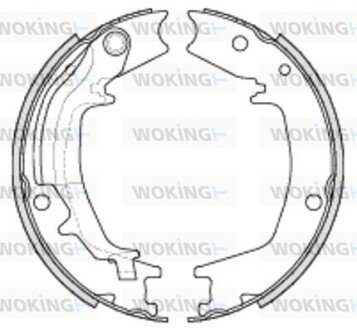 Колодки тормозные WOKING Z4235.00