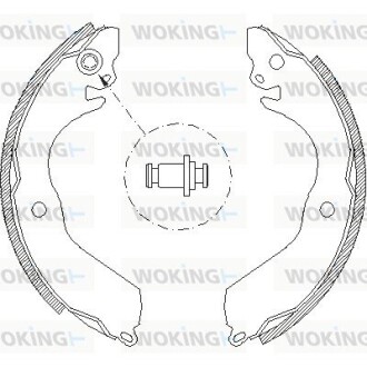 Колодки тормозные WOKING Z4647.00