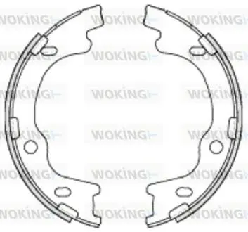 Колодки гальмівні барабанні WOKING Z4699.00