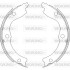 Колодки гальмівні барабанні WOKING Z4736.00 (фото 1)
