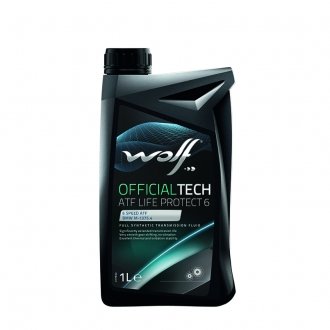 Масло для АКПП OFFICIALTECH ATF LIFE PROTECT 6 1L Wolf 8305900