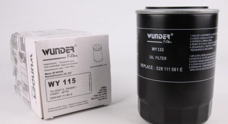 Фильтр масляный WUNDER FILTER WY 115 (фото 1)