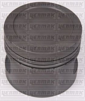 Поршень с кольцами і пальцем (размер отв. 81.01 / STD) VW Caddy 1.6 -97 (4цл.) (ABM) Yenmak 31-03308-000 (фото 1)