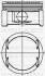 Поршень с кольцами і пальцем OPEL Omega B 2.6 (размер отв. 83.2 / STD) (Y 26 SE) Yenmak 31-03797-000 (фото 1)