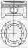YENMAK Поршень с кольцами і пальцем CHEVRALET Aveo 1.4  (размер отв. 73.4 / STD) (A14XER) 31-03913-000