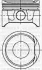 Поршень с кольцами і пальцем (размер отв. 80 / +0.5) (K4M 708 / K4M 710-720 / 95-107-110-116 PS) 1.6 бензин Yenmak 31-04171-050 (фото 1)