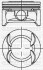 YENMAK Поршень с кольцами і пальцем (размер отв. 79 / STD) OPEL ASTRA J 1.6 (4цл.) (A16XER ) 31-04231-000