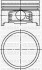 Поршень с кольцами і пальцем (размер отв. 72,00/STD) CITROEN Berlingo 1,1 96- (4ц.) (TU 1 JP) Yenmak 31-04927-000 (фото 1)