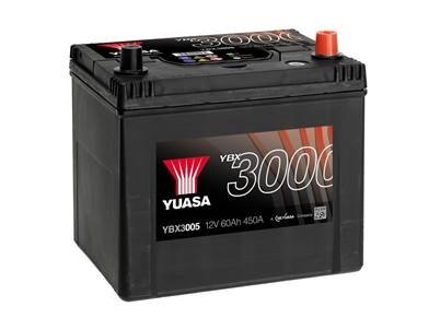12V 60Ah SMF Battery Japan (0) YUASA YBX3005 (фото 1)