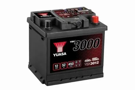 12V 52Ah SMF Battery (0) YUASA YBX3012
