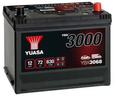 12V 72Ah SMF Battery Japan (0) YUASA YBX3068
