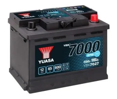 12V 65Ah 600A EFB Start Stop Battery YBX702 (0) YUASA YBX7027