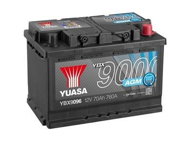 12V 70Ah AGM Start Stop Plus Battery (0) YUASA YBX9096 (фото 1)