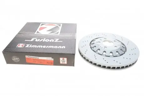 Передний тормозной диск Audi A6/Q7 15- (375x36) ZIMMERMANN 100.3374.70
