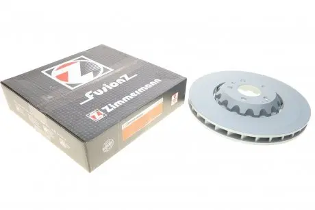 Передний тормозной диск Audi A6 18- (349x34) ZIMMERMANN 100.3386.75