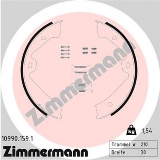 Барабанные тормозные колодки ZIMMERMANN 109901591