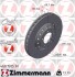 Тормозной диск Formula Z Sport правый ZIMMERMANN 460158570 (фото 1)