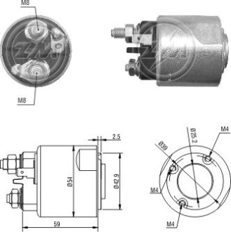 Реле втягуюче стартера ZM ZM2495