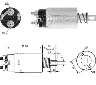 Реле втягуюче стартера ZM ZM2982