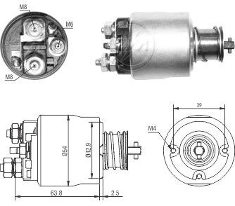 Втягуюче реле стартера ZM ZM6494