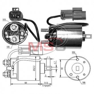 Реле втягуюче стартера ZM ZM713